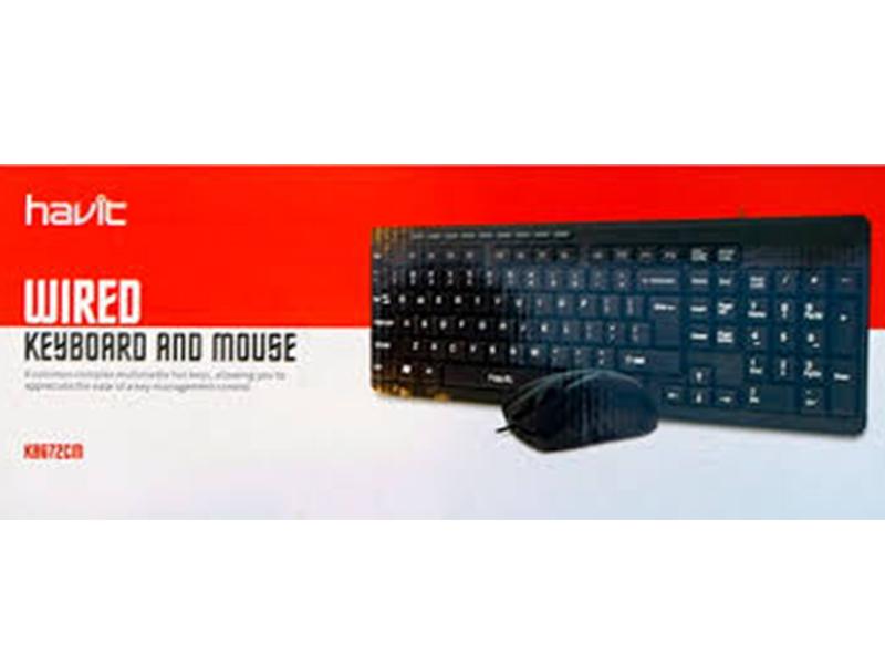 HAVIT WIRED COMBO KEY BOARD KBG72CM