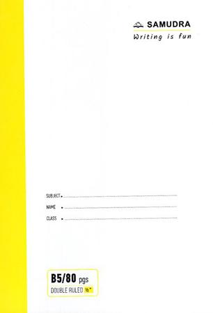B5 DOUBLE RULED 1/2 80PGS - SBP