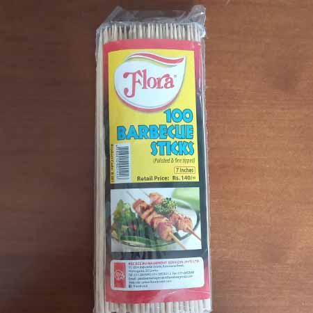 100 BARBECUE STICKS - 7 Inches