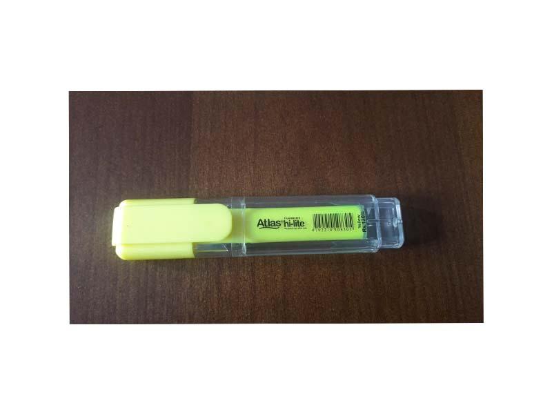 HIGHLIGHTER - ATLAS - YELLOW