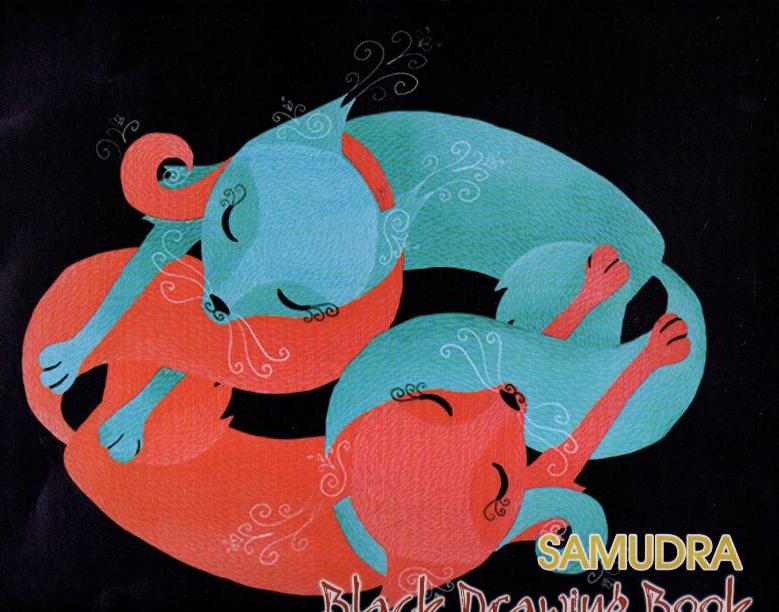 SAMUDRA BLACK DRAWING BOOK 40 PGS