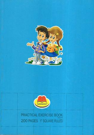 SAMMANEE PRACTICAL EXERCISE BOOK 200 PGS (1 in SQUARE RULE)