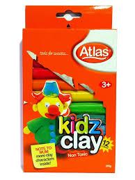 ATLAS KIDZ CLAY - 12 COLOUR/200G
