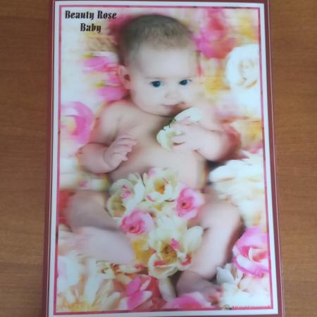 POSTER CHART - L Beauty  Rose Baby