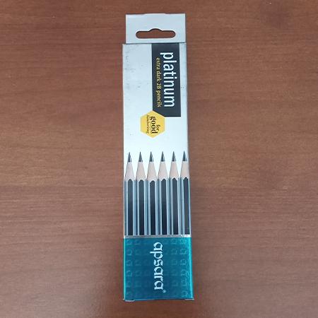 APSARA PLATINUM EXTRA DARK 2B PENCILS - 1 PCS