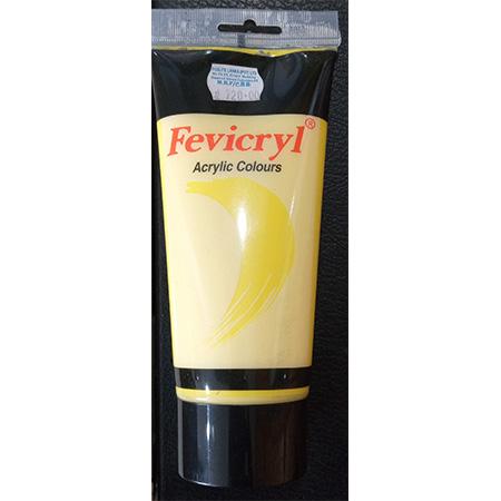 FEVICRYL ACRYLIC COLOURS  - 200ML (Lemon Cadmium Yellow )