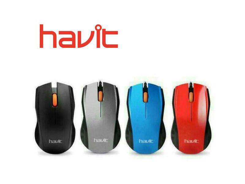 OPTICAL MOUSE HV MS689 WIRED (BLACK)