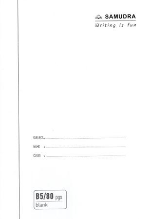 B5 BLANK BOOK 80PAGES - SBP