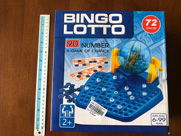 BINGO GAME SET - 72 CARDS
