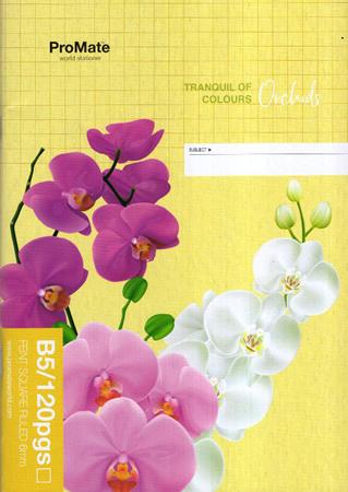 PROMATE B5 SQUARE RULE 120 PAGES